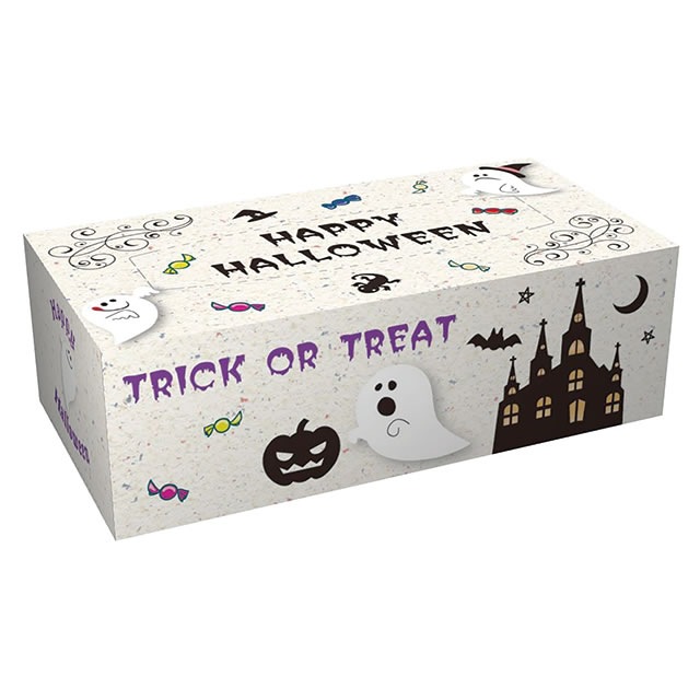 Happy Halloween ミニBOXティッシュ 20W 3P×200セット 600個(2c/s