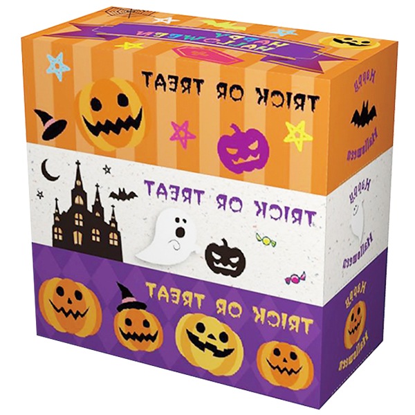 Happy Halloween ミニBOXティッシュ 20W 3P×200セット 600個(2c/s