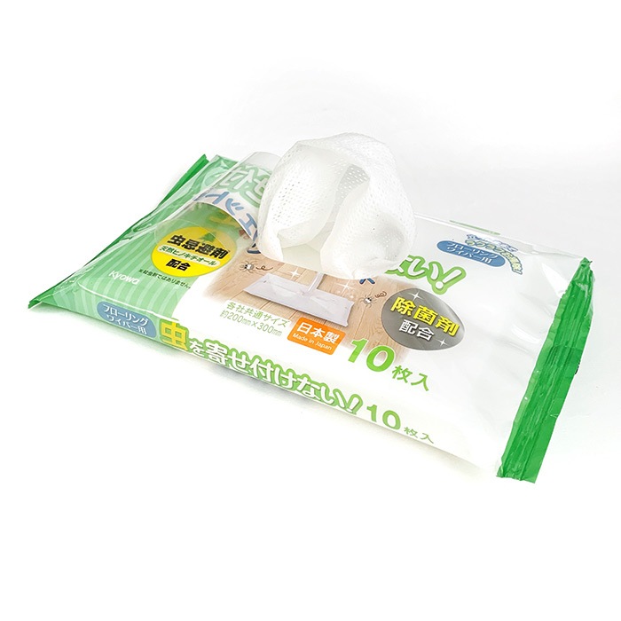 〔40個セット〕 ワックスシートウェット/フローリングシート 〔10P BOX〕 天然ヤシ油ワックス 〔掃除用品 日用雑貨 生活用品〕 40個セット ワックスシートウェット⁄フローリングシート 10P BOX