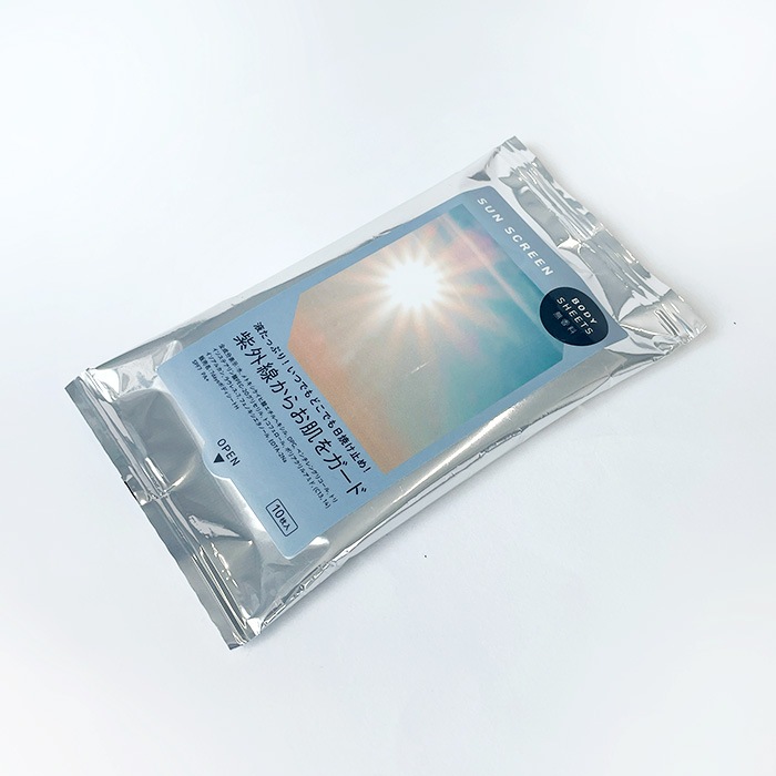 ���Ƥ��ߤ᥷���� BODY SHEETS SUN SCREEN 10���� ̵���� 200�ĥ��å�(1c/s)