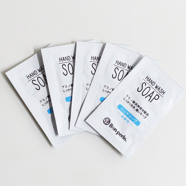 日本製ハンドソープパウチ（5P）ZIP袋入 200個(1c/s)｜卸スタジアム