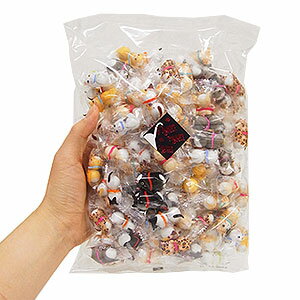 にゃんにゃんにゃんチョコ 500g (約150個) 袋売り お配りチョコ