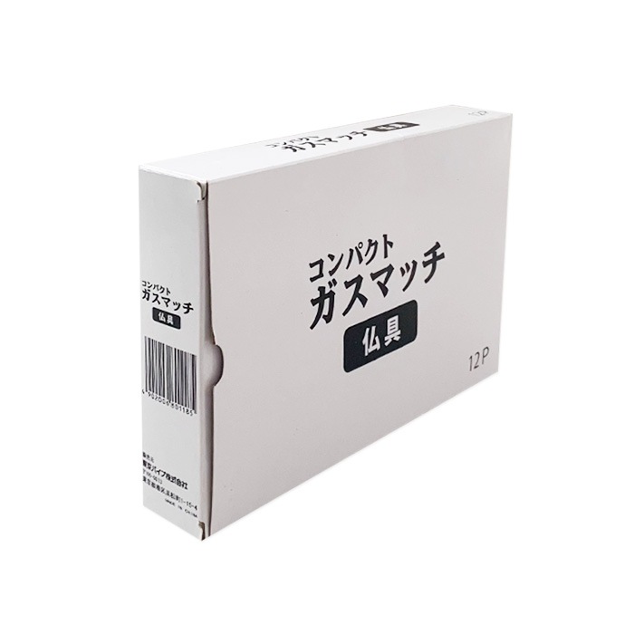 東京パイプ コンパクトガスマッチ 仏具 360本セット (1c/s)｜卸スタジアム