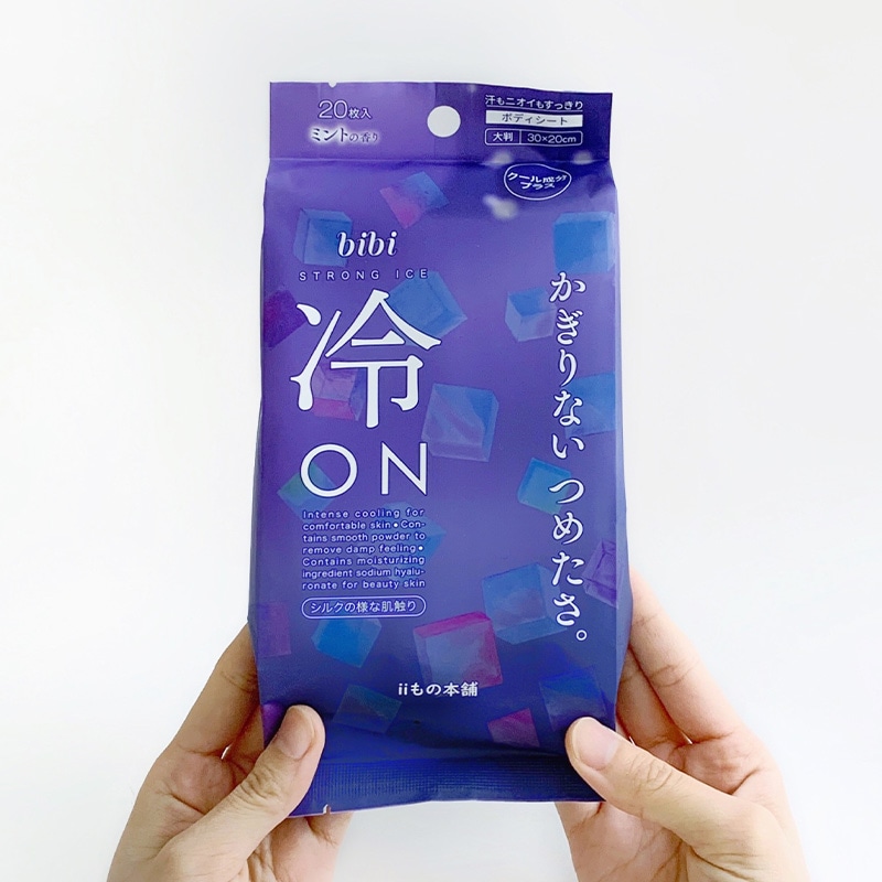 bibi 冷ON 超ひんやりシート ミントの香り 大判20枚入 36個セット(1c/s