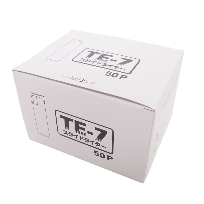 東京パイプ TE-7 スライド式電子ライター 500本セット(0.5c/s)(50p×10