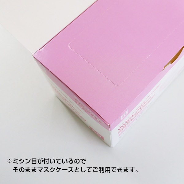 Wワイヤー 不織布マスク 小さめ 60枚入 20箱セット (1,200枚、1c/s