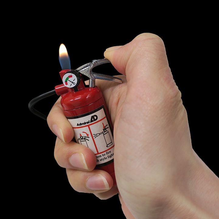 おもしろラ アドミラル産業 消火器ライター 電子ライター Ledライ 日用品雑貨 ユニークな