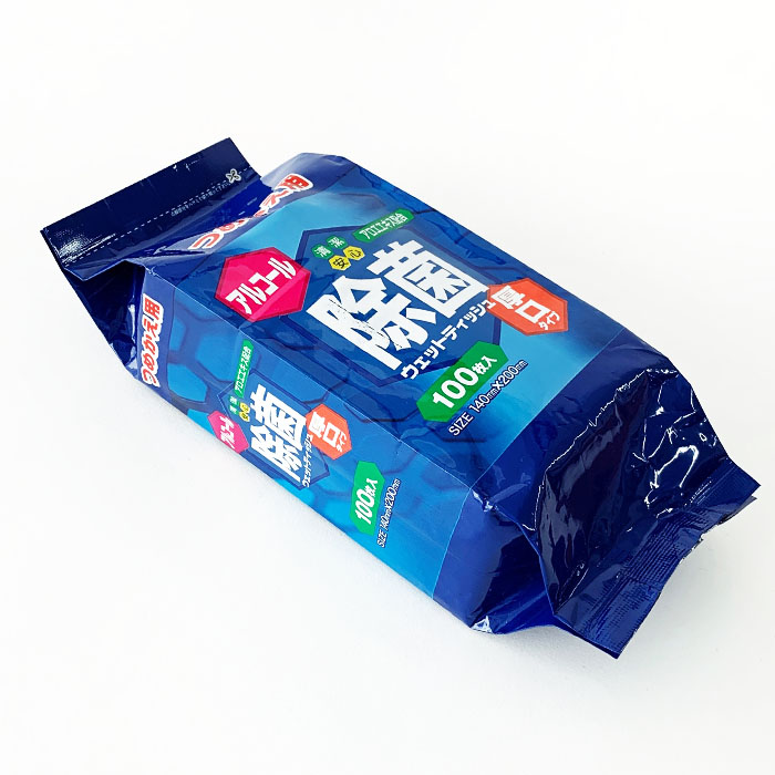 除菌ウェットつめかえ 100枚 36個セット（1c/s） 業務用ウェット