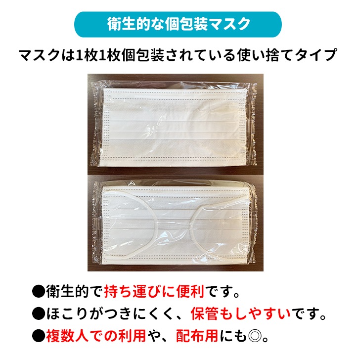 個包装】 【小さめサイズ】 ふんわり不織布マスク50枚入 スリム