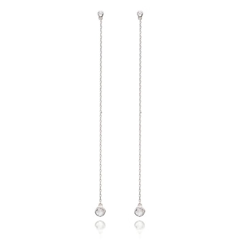 プラチナ ダイヤモンドピアス (2)