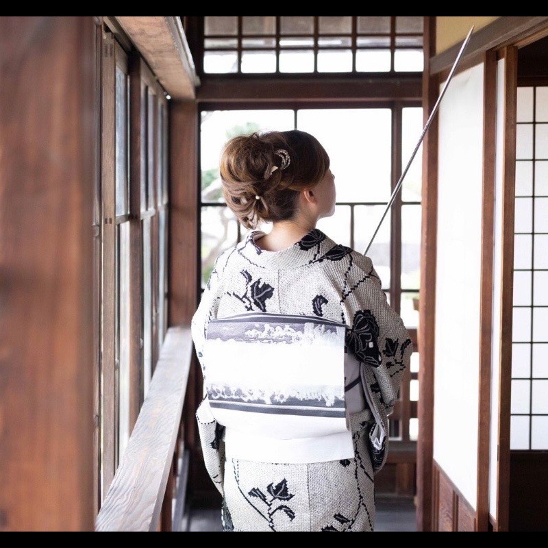 山鳥毛 刃文 西陣織 袋帯