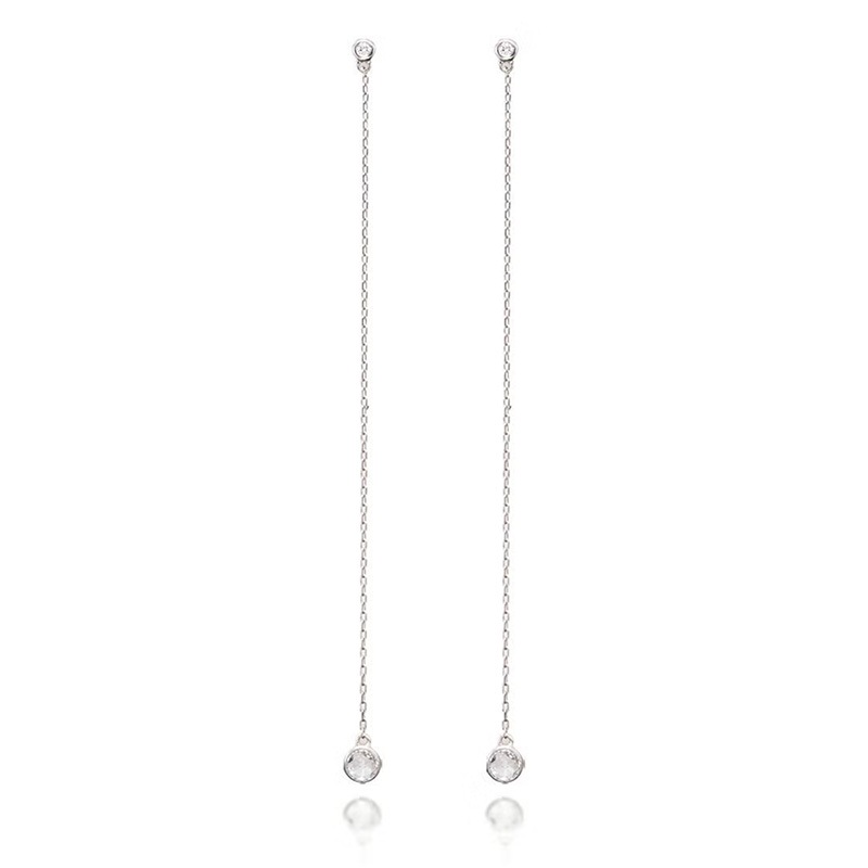 プラチナ ダイヤモンドピアス (2)