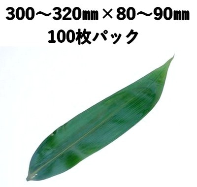 生笹 Mサイズ　SBC-M　100枚　真空パック 清涼感 お菓子 寿司 精肉