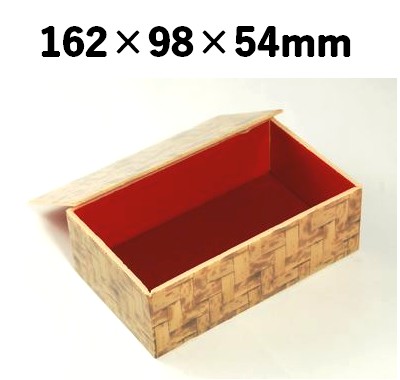 竹皮プラ 折箱 POA-7H 印象的 お菓子 弁当 ギフト