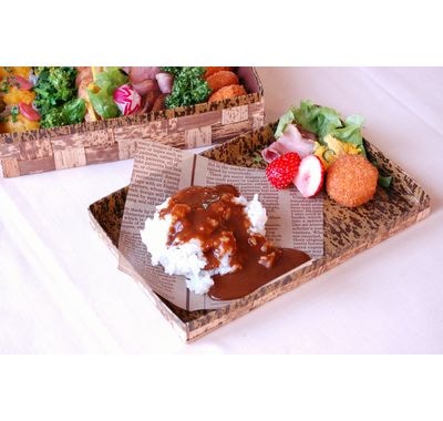 器になる弁当容器 (TXH-210H)