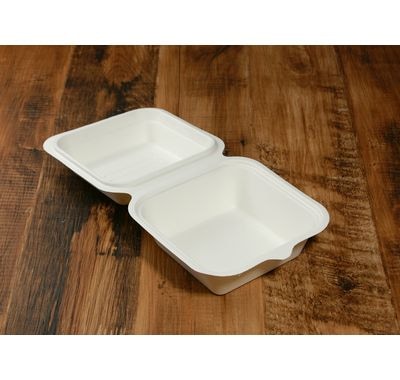 モールド容器 DKP-18 無地 50枚パック エコ素材 惣菜 弁当 丼