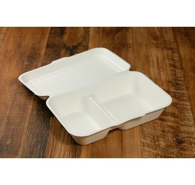 モールド容器 DKP-7 仕切り有 無地 50枚パック 持ち帰り 仕出し 惣菜 菓子