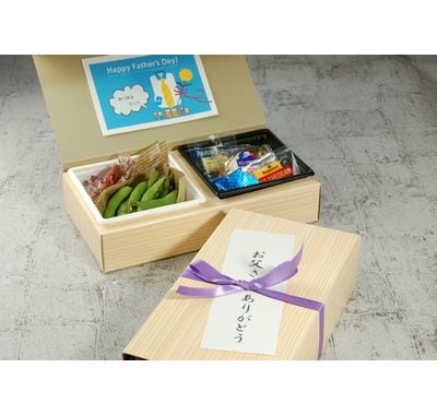 枝豆・チーズ バラエティーセット(パッケージ) (ﾌﾞｯｸ紙折箱BK-125 角 プラ容器付きのみ)*中身･副資材は付いていません。