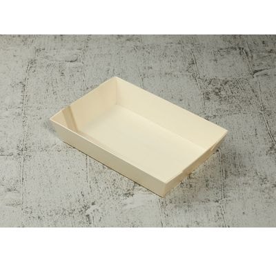 PW-175-S 本体  ポプラウッド容器 175×121×35mm 印象的 弁当 惣菜 菓子