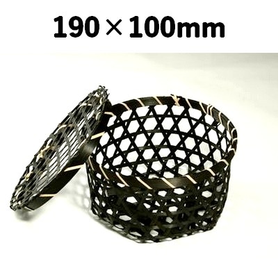 六つ目ふた付 黒 L MF-15499E 清涼感 珍味 雑貨 お菓子