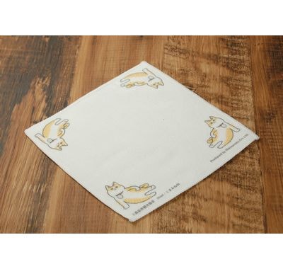 さんじゅーろー ハンドタオル B 200×200mm 高梁 みやげ 備中松山城