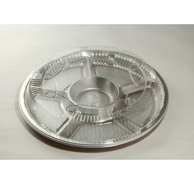 オードブル Z66 デラックスセット ふた付 10枚パック φ320×28mm BFO ケータリング/盛り合わせ