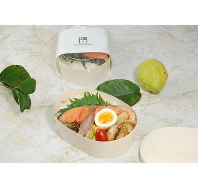 秋鮭弁当 (FLR-06B 楕円 本体のみ)