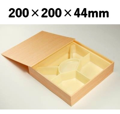 仕切り付き 木目折箱 SAA-5 高級 会席 寿司 弁当