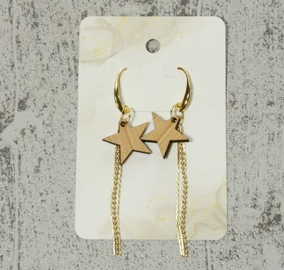 バンブー ピアスH star