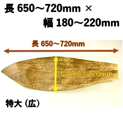 天然竹皮 NO.特大 広  高級感 おにぎり 菓子 鮮魚