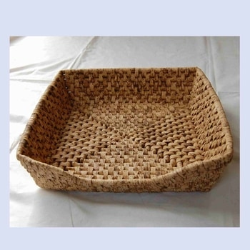 猫かご 竹皮巻 スクエア 入口カーブ有 TMCK-3