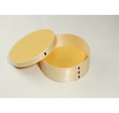 経木わっぱ容器　EKW-φ128 のり止