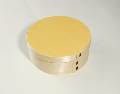 経木わっぱ容器　EKW-φ128 のり止