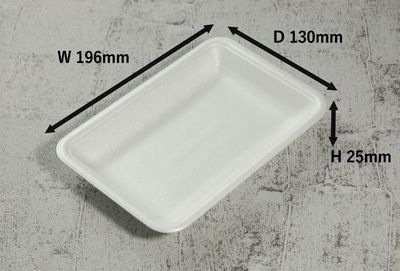 トレー CN20-13E 100枚パック 196×130×25mm PSP 多岐用途 精肉/鮮魚/惣菜