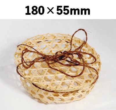 六つ目フタ付容器　BMY-3H　自然素材 持ち帰り 雑貨