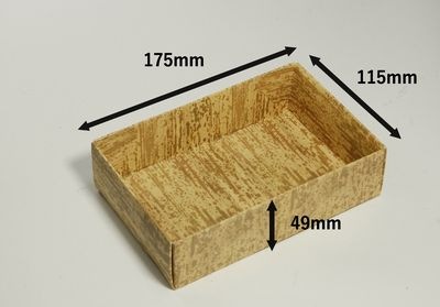 竹皮プレス エコボックス|テイクアウト・仕出し・和菓子・寿司対応|TEP-6H 20個パック ふた 天然素材