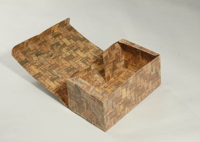 竹皮編柄 紙おにぎりBOX 　PTAY-160　アウトレット