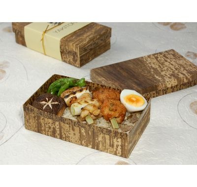 竹皮貼 ハイブリッド容器 MXH-7H  SDGs 寿司 弁当 ギフト