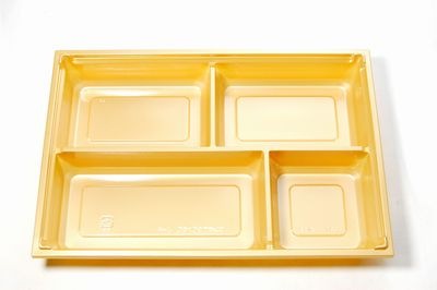 ワン折重 （黒焼杉）共ふた付 200個パック 90×60-J4-NFT