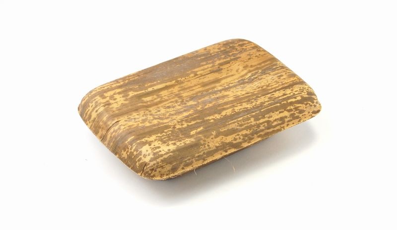 竹皮プレス容器 TPY-4H レンジ 冷凍 寿司 弁当 お菓子