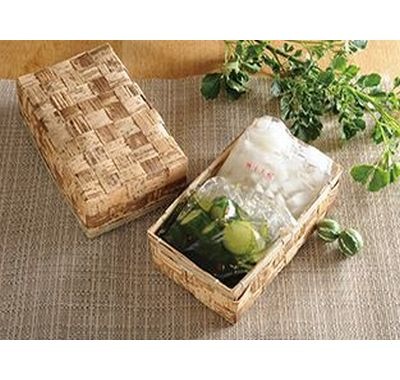 竹皮容器 TY-6H 180×120×50mm おしゃれ お菓子 雑貨 ギフト
