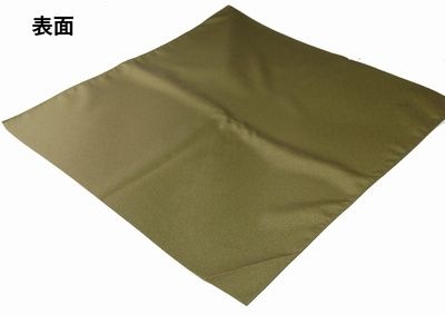 風呂敷　「両面無地」 オリーブ/利久　中巾