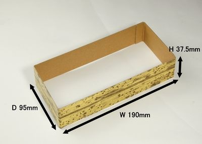 ワンプラ折 TPO-20-10-2BK 蓋 二つ仕切トレー付 印象 惣菜 弁当 菓子