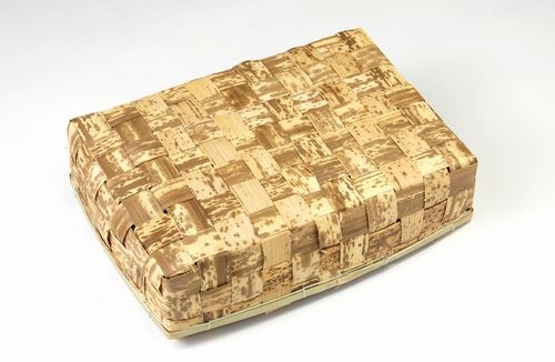 在庫限り！竹皮容器TYO-18H 195×135×50mm 高級感 加工品 雑貨 お菓子