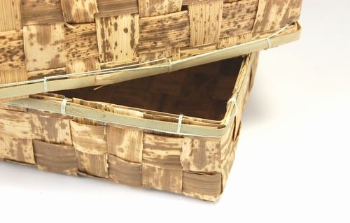 在庫限り！竹皮容器TYO-18H 195×135×50mm 高級感 加工品 雑貨 お菓子