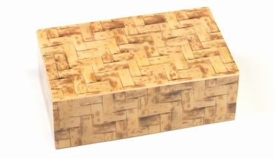 弁当・菓子対応｜竹皮プラ折箱（共ふた）｜発泡素材 折箱容器｜50個パック POA-6H