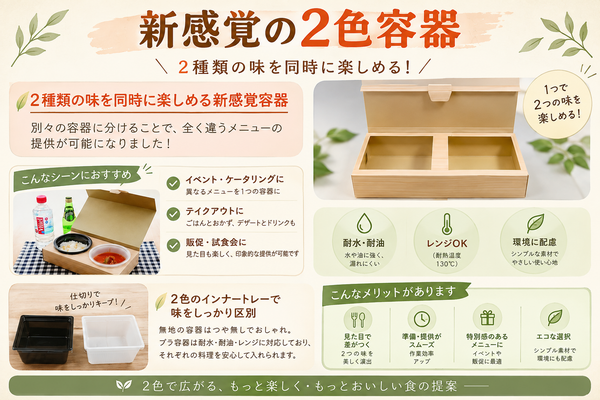 ブック紙折箱｜高級弁当向け｜メイン料理を美しく盛れる 容器｜プラ容器付 BK-130 丸