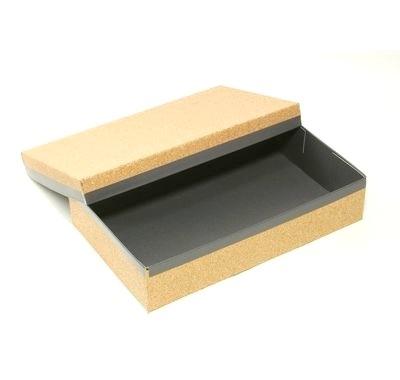 コルク ハイブリッド容器 裏黒｜高級ギフト・惣菜向け｜20個パック CMH-210H-BK