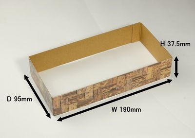 ワンプラ折TAPO-20-10-BK 蓋 トレー付 付加価値 弁当 惣菜 お菓子
