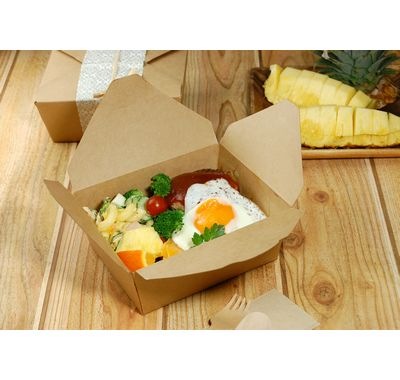 在庫限り！クラフトBOX KB-5 中央開き 素材感 雑貨 お菓子 ギフト